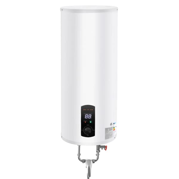 Elektrisk Varmvattenberedare, Kolonn Design, 2000W Effekt,VIT, EU