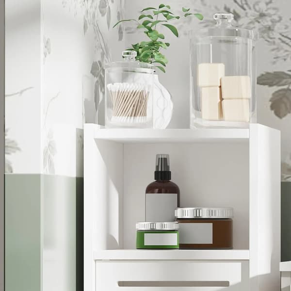 Badeværelsesmøbler, Åbne Rum, Pladsbesparende Design,HVID