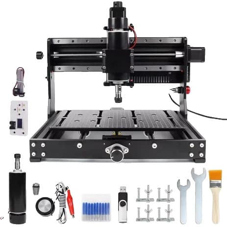 CNC Gravør, 500W Spindle, GRBL Kontrol,Hvid controller, 40w