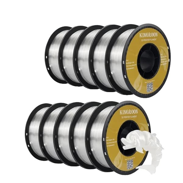 3D Printer Filament, PETG Materiale, 175mm Diameter, PLA Transparent