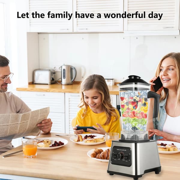 Blender, 6000W Effekt, 9 Hastigheder,3 i 1, 6000W