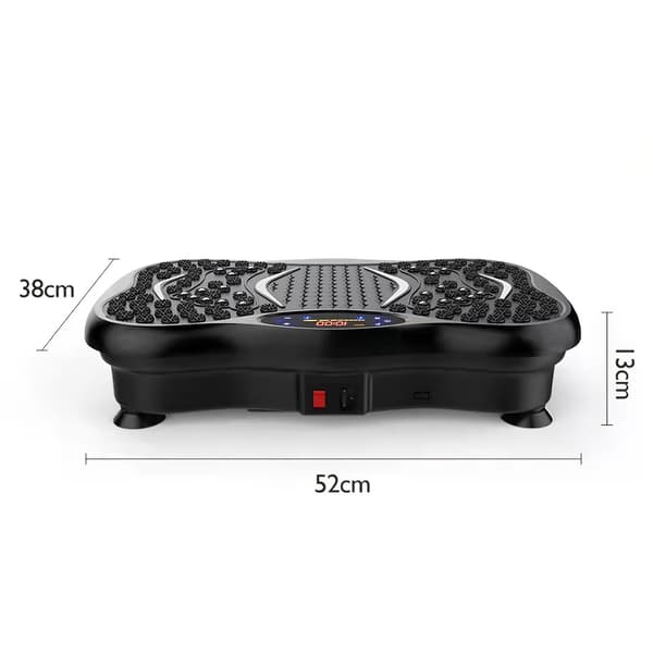 Vibrationsplade Maskine, 99 Hastighedsniveauer, Bluetooth Højttaler,sort