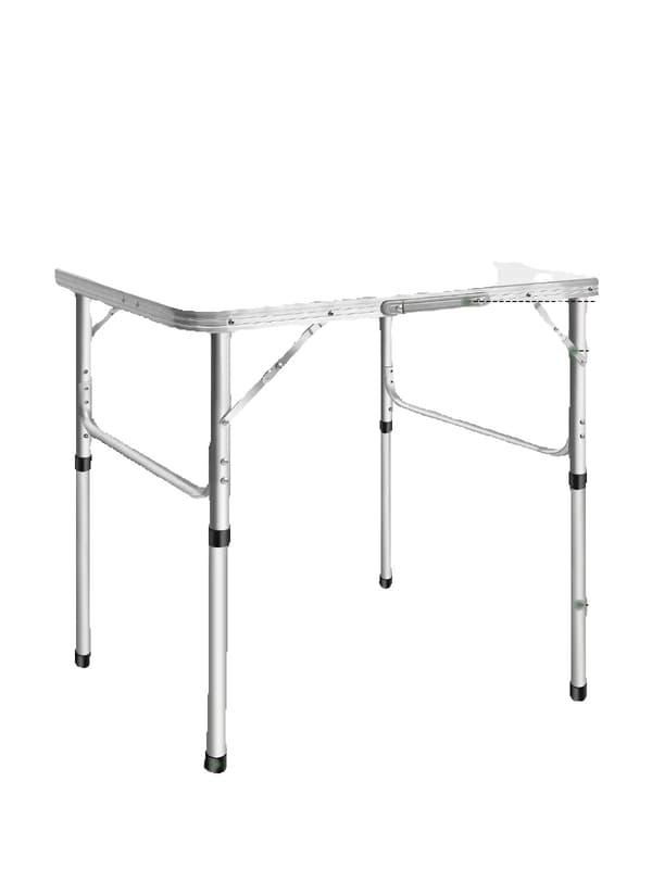 Fällbord, Bärbar Design, Stabil Aluminiumram,VIT