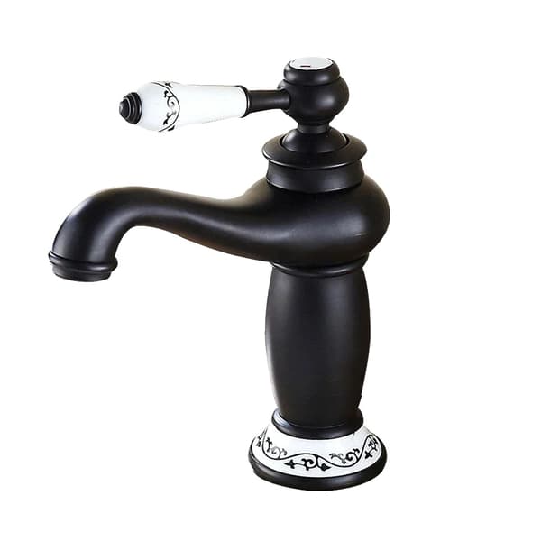 Vaskeskuffe, Antik Europæisk Stil, Høj Flow Rate,Messing, sort