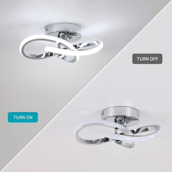 Loftlampe, Moderne Design, Energi Effektiv Belysning,Sølv