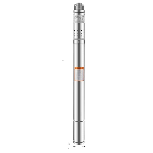 Djupbrunnspump, 0,37 kW effekt, 55 m maximal lyfthöjd,EU, 220V