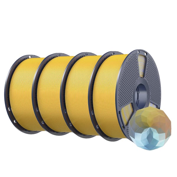 3D-printer filament, silkemateriale, lav krympning,BL PP OR YL