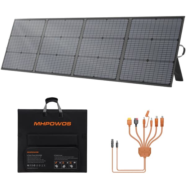 Solpanelset, Hög Effektivitet, Bärbar Design,220W 40V