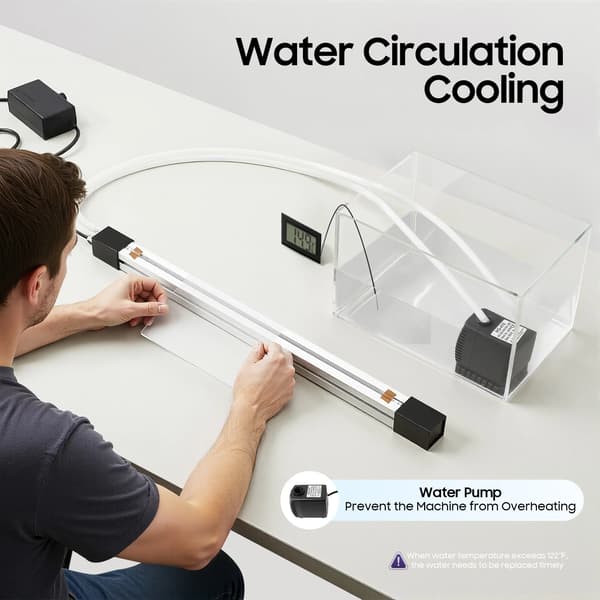 Plastbender, 800W Effekt, Brugervenligt Design,Sølv