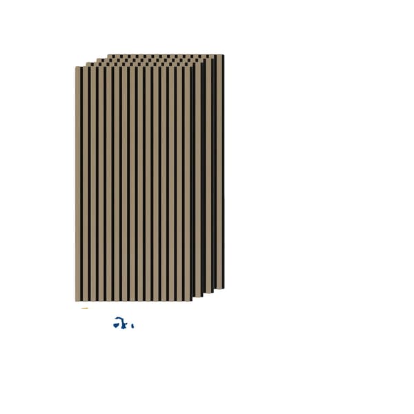 Akustiske paneler, træmateriale, stilfuldt design,4PCs 120x60cm