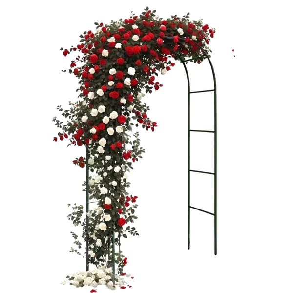 Trädgårdsbåge, Tungt Stål, Stöder Klättrande Växter,svart