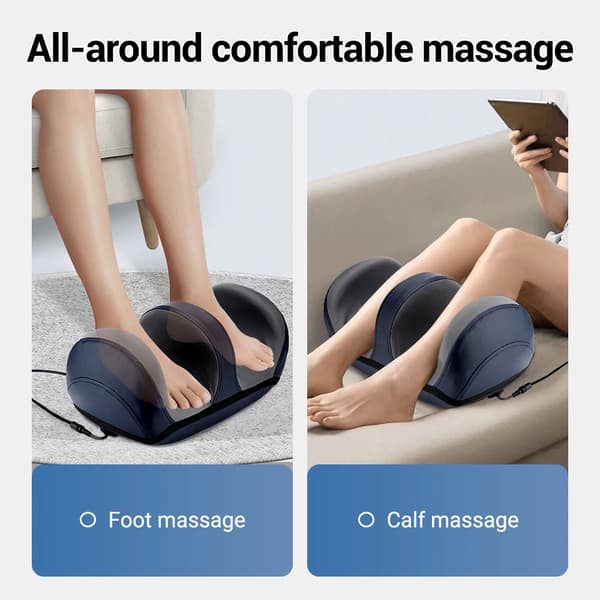 Fotmassageapparat, Fjärrkontroll, Värmefunktion,EU-kontakt