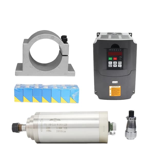 CNC Spindelmotor, 3KW Effekt, Vattenkyld,Kit 3
