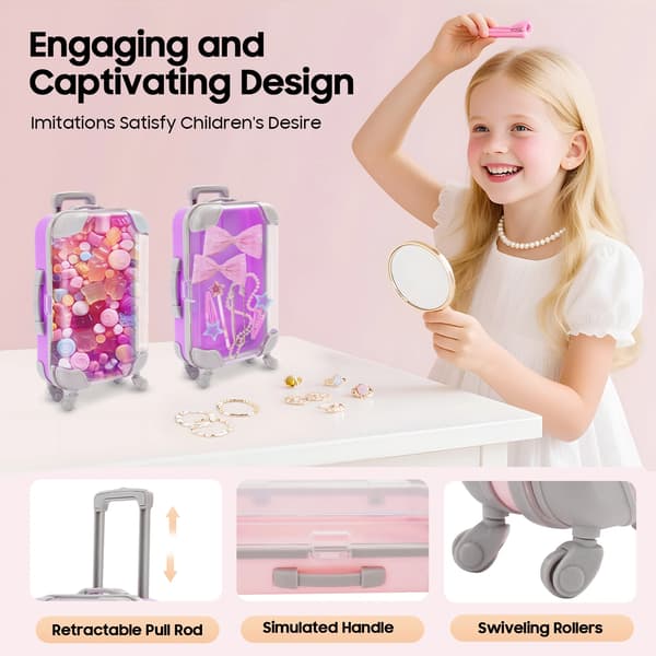 Mini Kuffert, Bærbar Design, Alsidig Opbevaring,MULTI