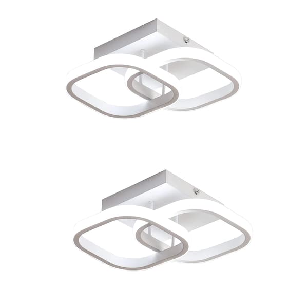 Loftlampe, Moderne Design, Energi Effektiv,Hvid-2stk