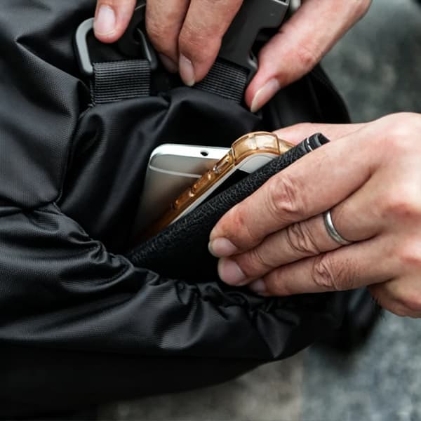 Konvertibel Duffel Bag, Rummelig Design, Alsidige Bæreformer,sort farve