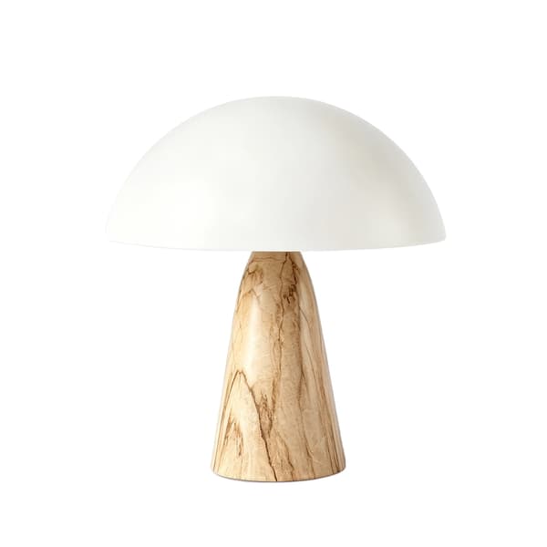 Bordslampa, Svampdesign, E14 Bas Kompatibilitet,GRÅ, 220V-240V EU Plug-a