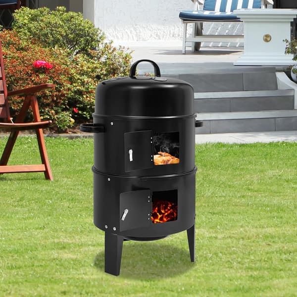 Grill, 3-i-1 Multifunktionel, Bærbar Design,sort
