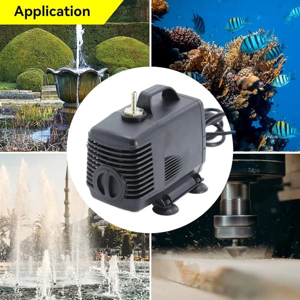 Vattenpump, 80W Effekt, 3000 L/H Flödeshastighet,80W 220V, EU