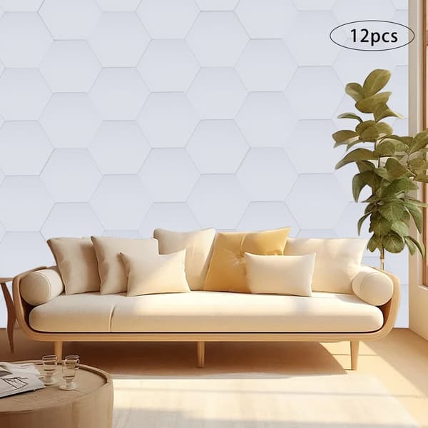 Akustikpaneler, Hexagonal Design, Bullerdämpning,VIT