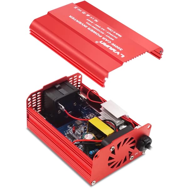 Inverter, Dual USB Output, Kompakt Design,EU-stik