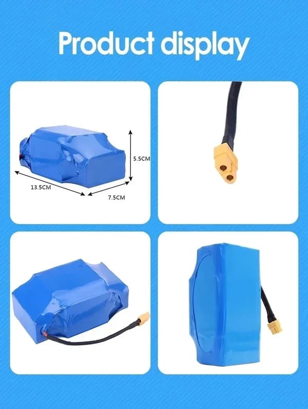Batteri, 6000 mAh kapacitet, 36V spänning,36V 4400mAh