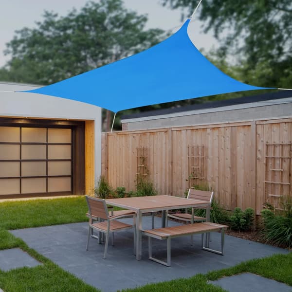 Skuggtak, HDPE-material, Enkel installation,Blå