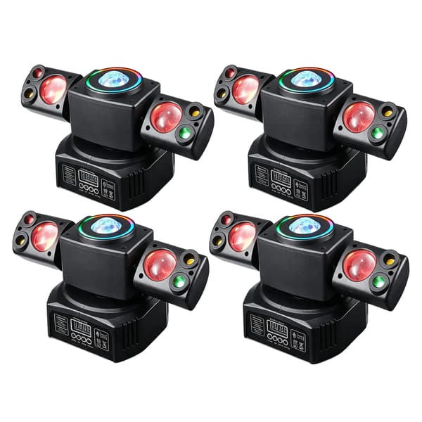 Stråle Laser Stroboskop, DMX Kontroll, RGBW Effekter,4PCS