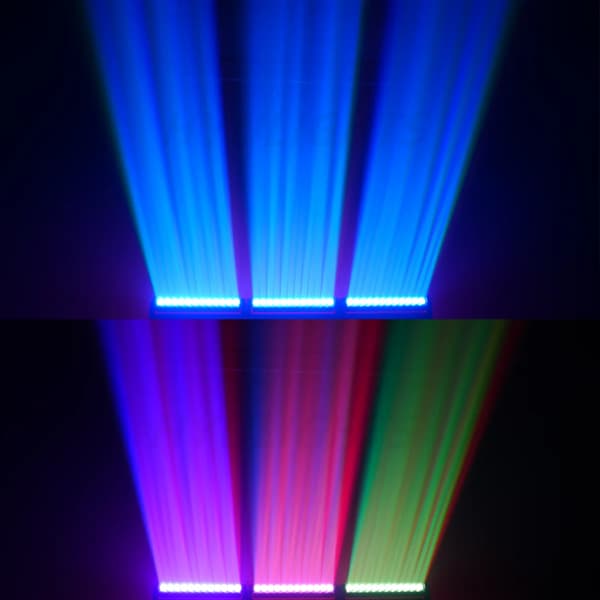 LED Moving Head Light, Flere Effekter, Høj Lysudbytte,EU Stik, 2PCS Lys