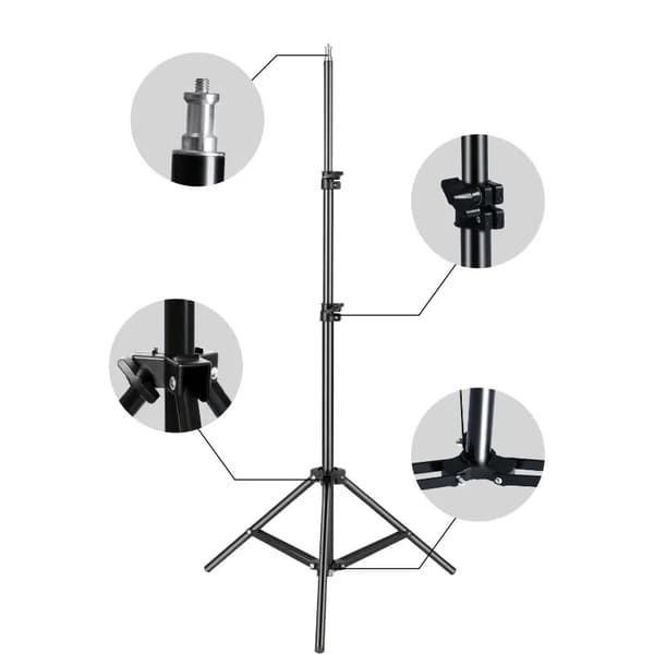 Stativ, Mini Design, Bluetooth Fjärrkontroll,200cm