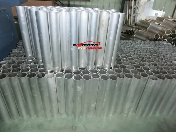 Intercooler Rør, Aluminium, 600 mm Længde,Sølv
