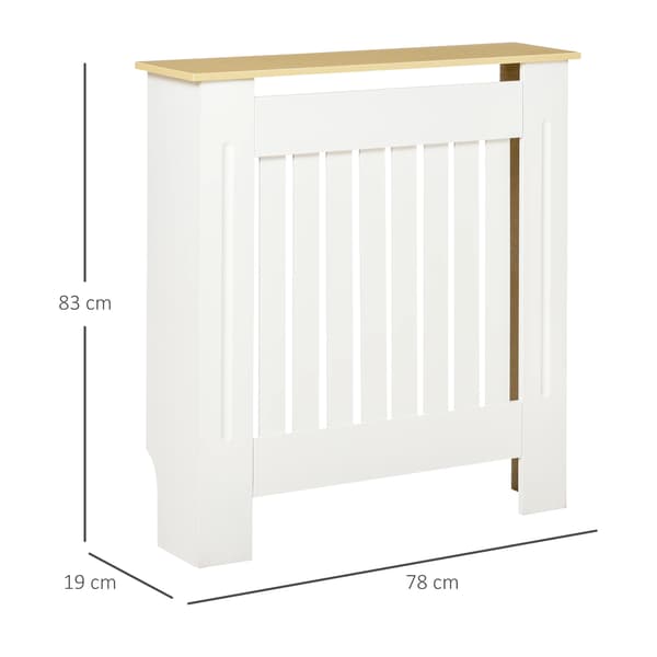 Radiatoröverdrag, Modern Design, Lätt Montering, VIT