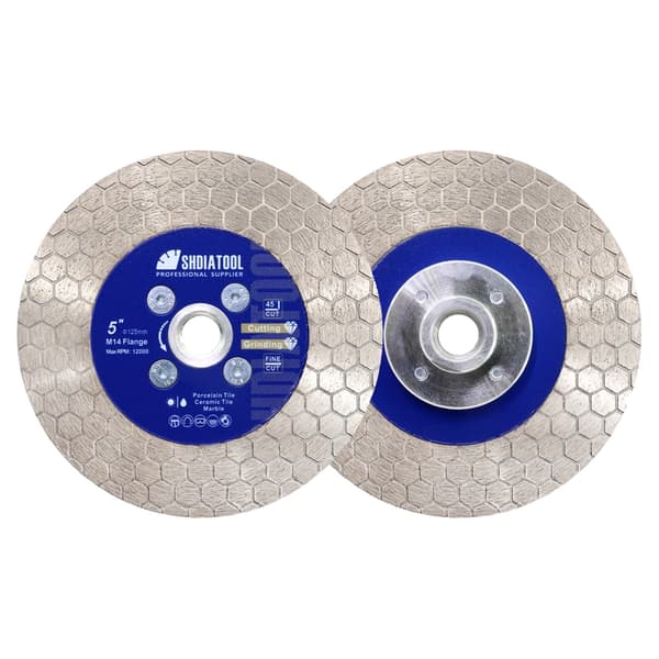 Skæredisk, Diamantbelagt, M14 Flange Kompatibel,2Pcs