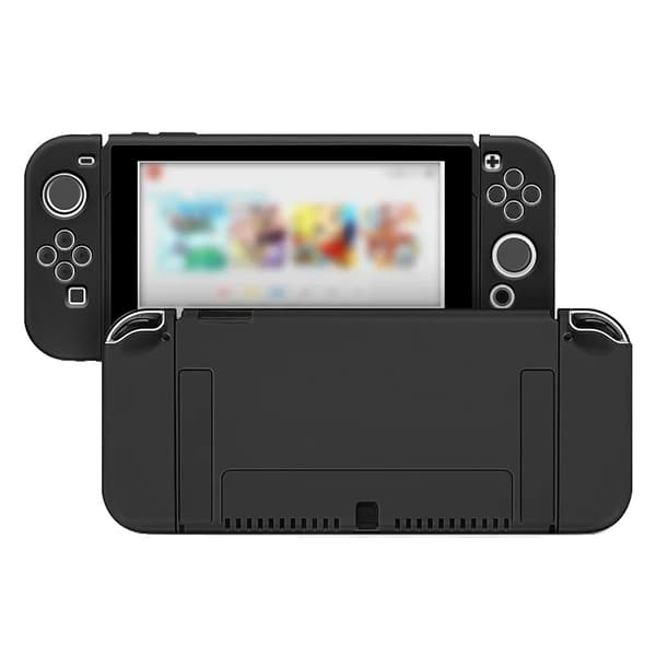 Beskyttelsessag, Kompatibel med Switch, Dockingvenlig,sort, Bundle 3-e