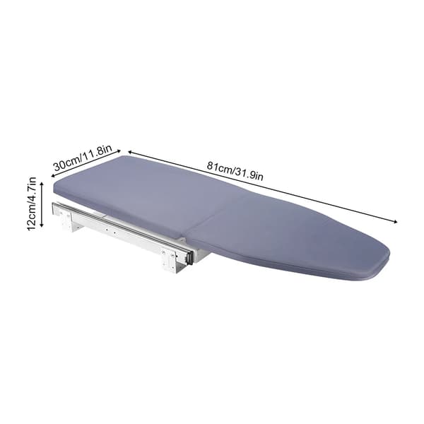 Strygebræt, Foldbart Design, 180° Rotation,KONGEBLÅ