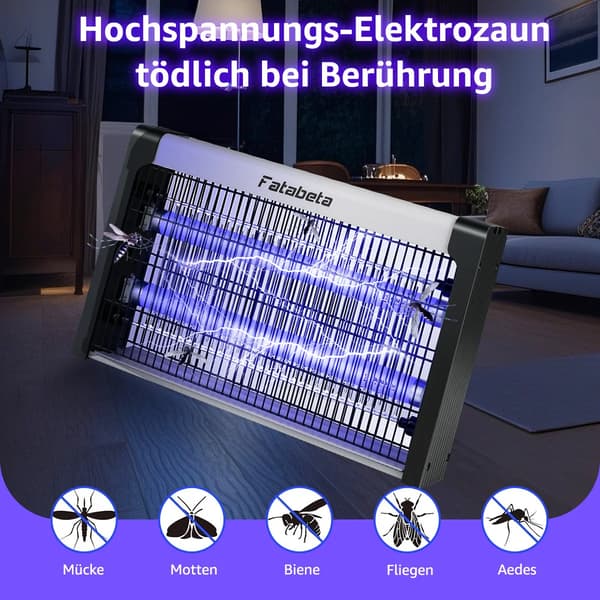 UV Mygdræberlampe, Stille Drift, Energi Effektiv,Sølv, EU