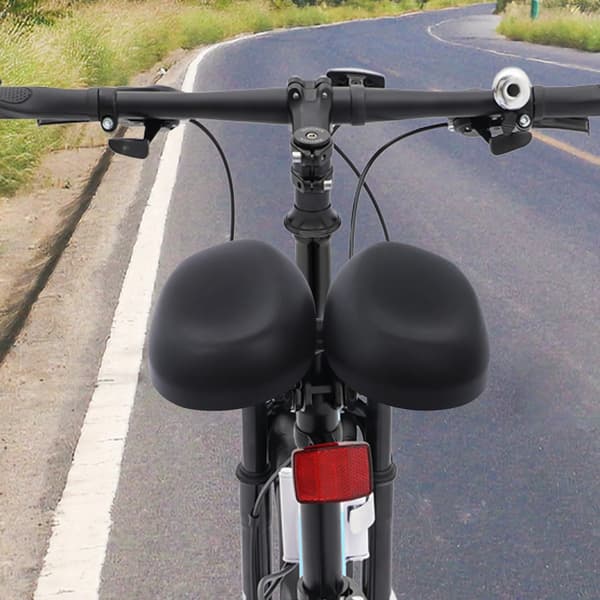 Cykelsæde, Ergonomisk Design, Komfortabel Køreoplevelse,sort