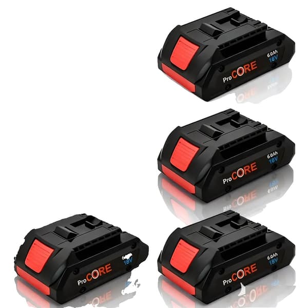 Batteri, 6.0Ah kapacitet, 18V spänning, 6.0Ahx4