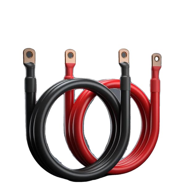 Elektrisk kabel, kopparmaterial, 0,3 meter lång,2AWG  0.3m