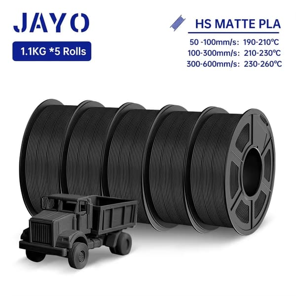 3D-printer filament, høj sejhed, nem printning,PLA Klassisk Sort