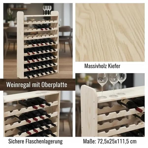 Vinkøler, Solid Trædesign, Pladsbesparende Opbevaring,67.5 x 25 x 87 cm