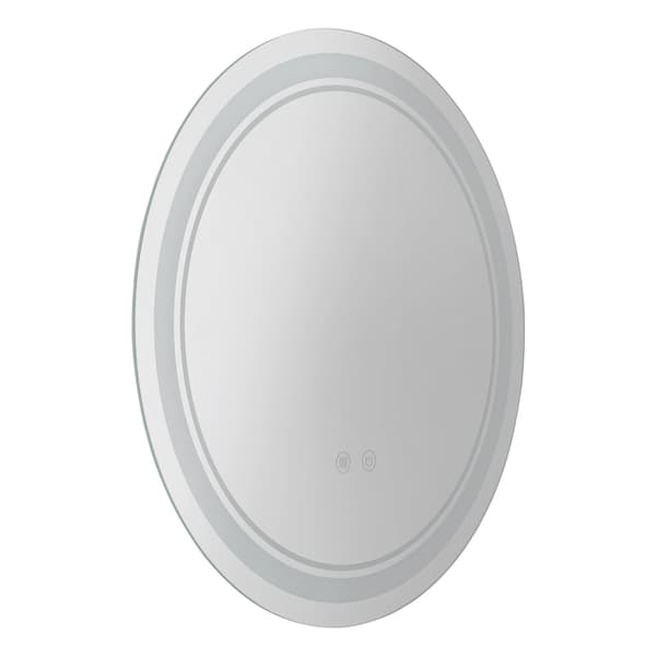 Badrumsspegel, dimbar LED, touchknapp,Silver