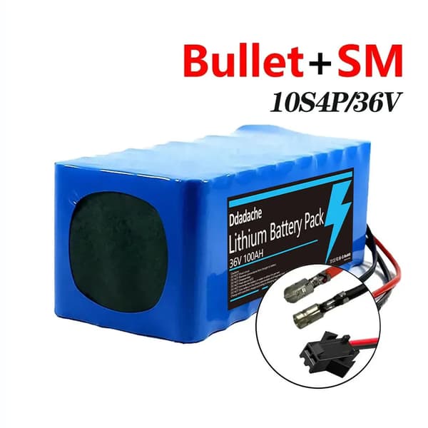 Litiumjonbatteripack, 100Ah kapacitet, BMS-skydd,Kula-SM