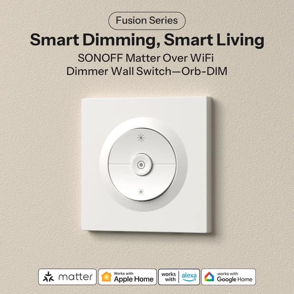 Smart Dimmerbrytare, Röststyrning, Energimonitorering,MINI-DIM-E