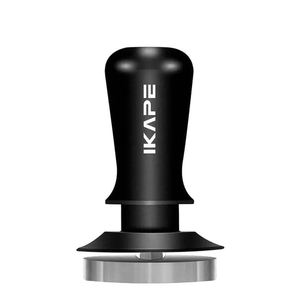 Espresso Tamper, Rustfrit Stål Base, Ergonomisk Håndtag,53.35mm, sort-a