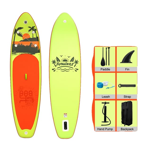Oppustelig Paddle Board, Holdbart Materiale, Letvægts og Bærbart,SUPFW27B(335*84*15CM)