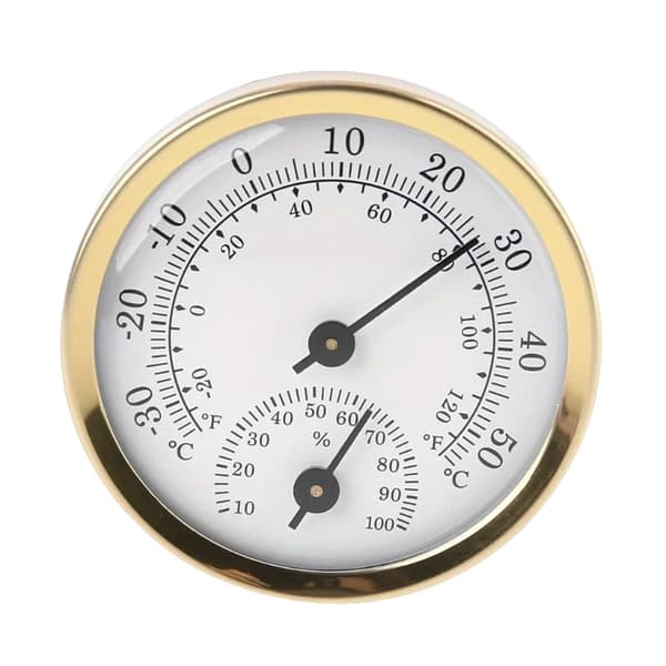 Termometer Hygrometer, Väggmonterad, Analog Visning,1st