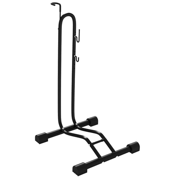 Cykelstativ, Justerbare Krog, Pladsbesparende Design,sort