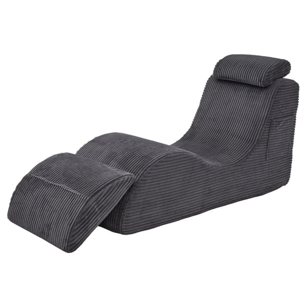 Frit stol, Ergonomisk design, Bekväm skumfyllning,Mörkgrå
