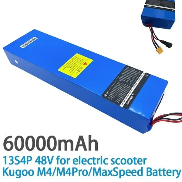 Litiumjonbatteripack, 60000mAh kapacitet, 48V prestanda,XT60-T